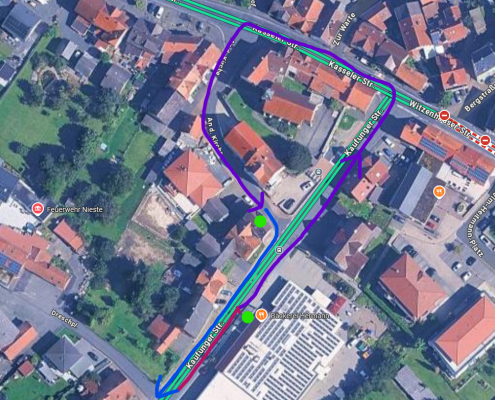 Bild Ortskern Haltestellen