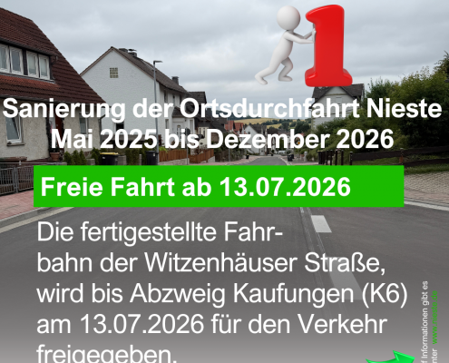 Öffnung Witzenhäsuser STraße
