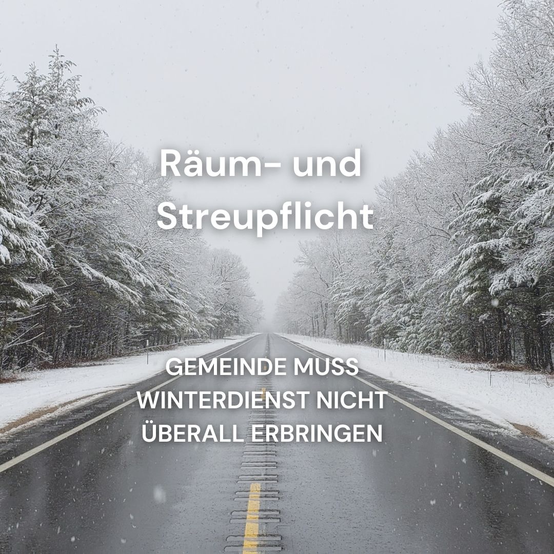 Streu- und Räumpflicht